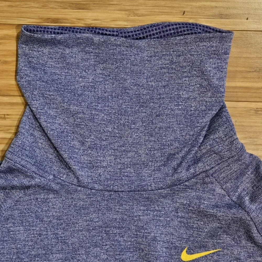 Nike Purple and Yellow Long Sleeve Shirt